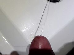 Pissing in a sink