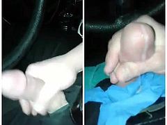 A cop jerks off