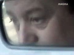 chub man sex slut in car