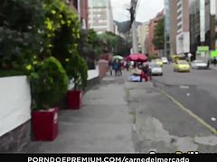 CARNE DEL MARCADO - Sweet Colombian ass oiled in pickup fuck