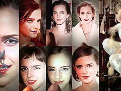 Emma Watson - wall of my cum tributes x8