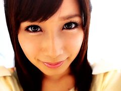 Take a look at this lovely Japanese teen. She really loves to take care of her man. After cooking him a nice meal, she wraps her beautiful lips around his cock and gives him a nice blowjob, until he is ready to cum in her mouth.