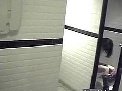 Couple Caught In Restaurant Bathroom