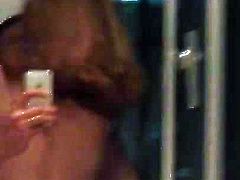 cheating czech redhead milf riding me in shower