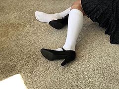 Me, My White Knee Socks and My MaryJane Heels