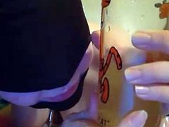 -  18yo squirts in a glass 1