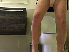 Sissy crossdresser shows off her knickers