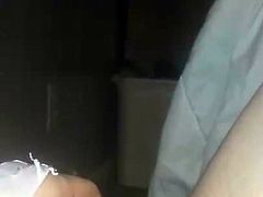 Sissy ordered to piss on self