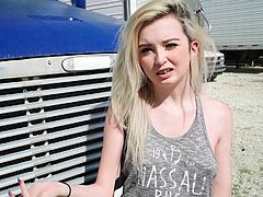 Watch our videos and you will never look at a hitchhiker the same way again! From giving road head to getting ass-fucked on the hood of the car, you can watch it all. Check it out now and watch blonde babe Lexi Lore, sucking my fat cock for some cash!