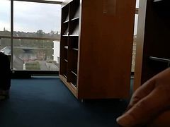 Wank in Library part 1