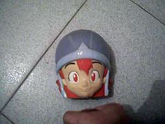 Big Cumshot on Sora (digimon) doll head