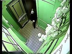 Security camera - girls pissing