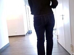 Playful ass in the office