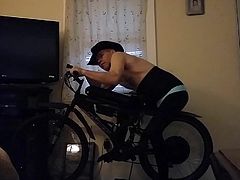 mike muters is, Cowboy Mike in, E-Bike pose Cam 2