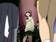 Hot video with hentai boy meeting a sweet cute girl