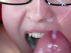 close up cumshot