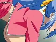 Hentai teen beauty gets pussy cock and toy fucked