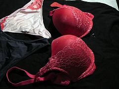 Cumstained bra