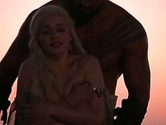 Emilia Clarke real sex scene - Game of Thrones