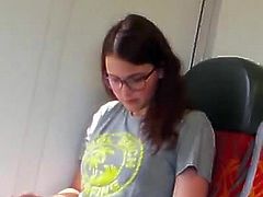 Young girl 18 years of age Germany Fulda German train