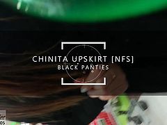 Boso Chinita (NFS) Upskirt Black Panties