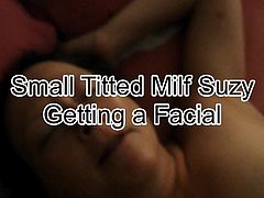 Small Titted Milf Suzy Getting a Facial