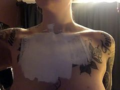 Topless ASMR Body Painting