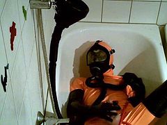 orange bath