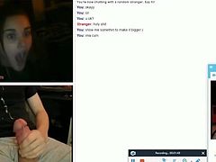 Omegle Thick Cock Reaction 2