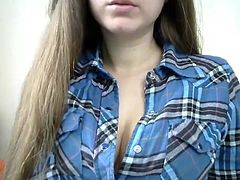 Fantastic Long Haired Hairplay, Striptease and Brushing