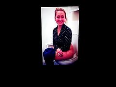 Molly Yanchuck on a toilet cum tribute