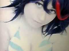 Ryuko cosplay cum tribute