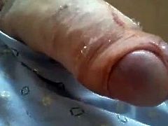 Close up on a nice uncut cock (not mine)