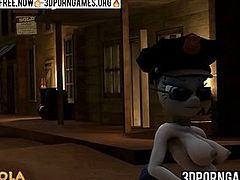 MLP FUTA 3D - Rarity Police Fucking Suspect - CLOP 3D 3D POR