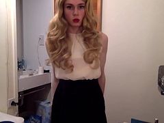 Sexy Annabel CD Enjoying Dressup