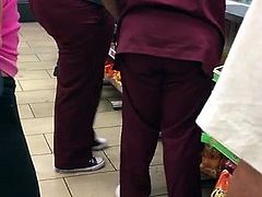 BIg Booty Latina in scrubs