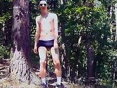 18 year old boy strip in the woods