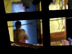Neighbor Bhabhi Nude Bathing Publicly 2