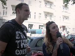These girls in Germany are wild and surely dont mind picking up a stranger off the streets to fuck his brains out. This hot blonde finds herself a one night stand and gets her pussy pounded!