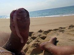 Handjob Portuguese Beach