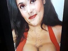 Salma Hayek cum tribute massive load