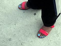 Felicia Blue Toes