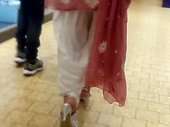 Candid sexy classy  hijab heels