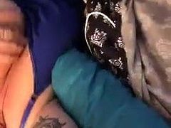 Periscope slut teasing and flashing boobs