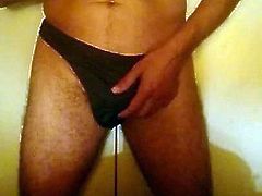 Wanking my sexy dick, stroking my balls - no cum