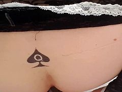 French Maid Monica takes BBC Pussy 2 Mouth