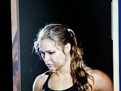 Ronda Rousey cum tribute #3