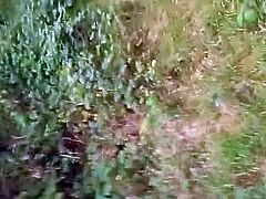 Public blowjob in forest by a gay slut part 1