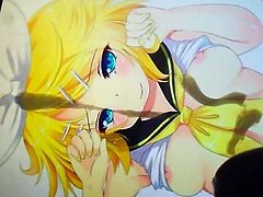 Rin Kagamine Cum Tribute