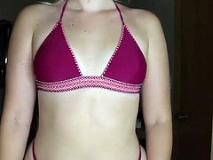 Pawg Hannah Garske Shows Her Fat Ass in Bikinis